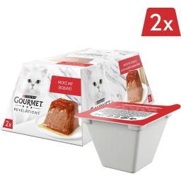 GOURMET | Γατοτροφή Gourmet Revelations Μους Βοδινό 2x57g