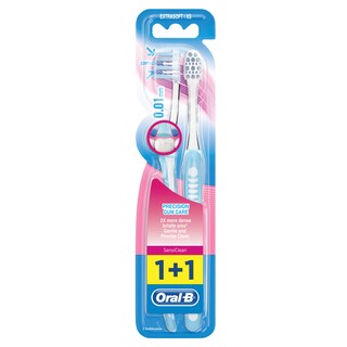 ORAL B | ORAL B TOOTHBRUSH SENS CLEAN 18S 2P Sensi Clean Πολύ Μαλακή 2 Τεμάχια