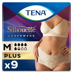 Εσώρουχα Ακράτειας Silhouette Plus Creme Medium 9 Τεμάχια