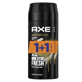 AXE | AXE DEO SPR.GOLD TEMPTAT.150ML(1+1)