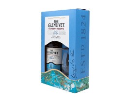 THE GLENLIVET | Ουίσκι Σκωτίας Founders Reserve Single Malt 700ml + 2 Ποτήρια