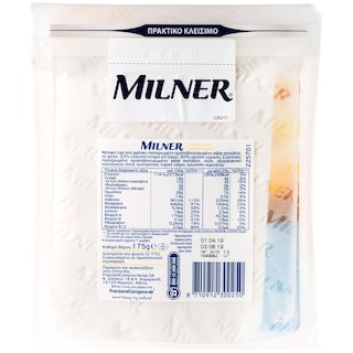 MILNER | ΤΥΡΙ ΣΕ ΦΕΤΕΣ ΣΕ ΦΕΤΕΣ 175 GR