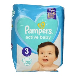 PAMPERS | ΠΑΝΕΣ ΜΩΡΟΥ ACTIVE BABY GIANT ΝΟΥΜΕΡΟ 3 (6-10 KG) 20 ΤΕΜ