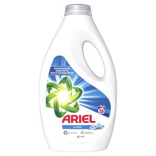 ARIEL | Υγρό Πλυντηρίου Ρούχων Alpine 26 Μεζούρες