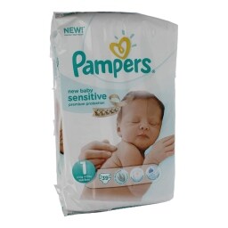 PAMPERS | NEW BABY SENSITIVE | ΠΑΝΕΣ ΜΩΡΟΥ NEW BORN 2 - 5 KGR No 1 39 ΤΕΜ