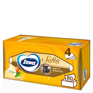 ZEWA | SOFTIS | Χαρτομάντηλα Softis Balsam Επιτραπέζια 4 Φύλλα 199g