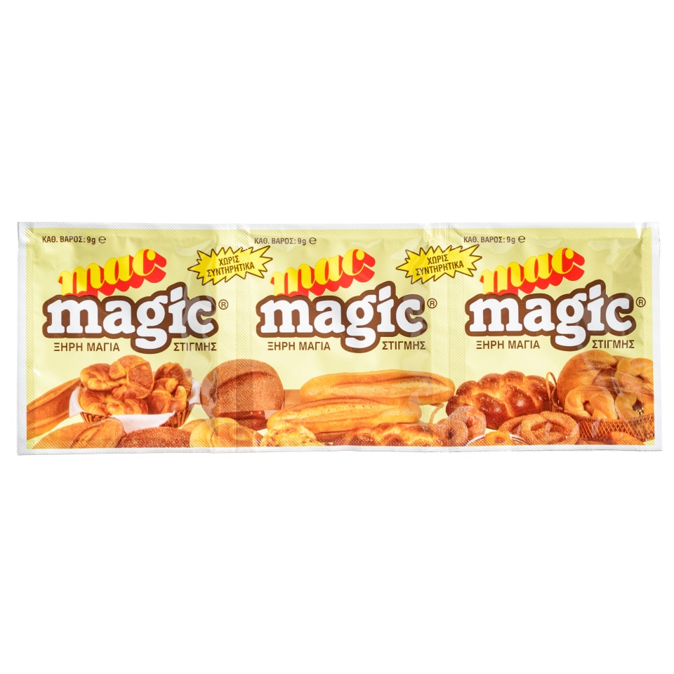 MAGIC Ξηρή Μαγιά Στιγμής 3x27g