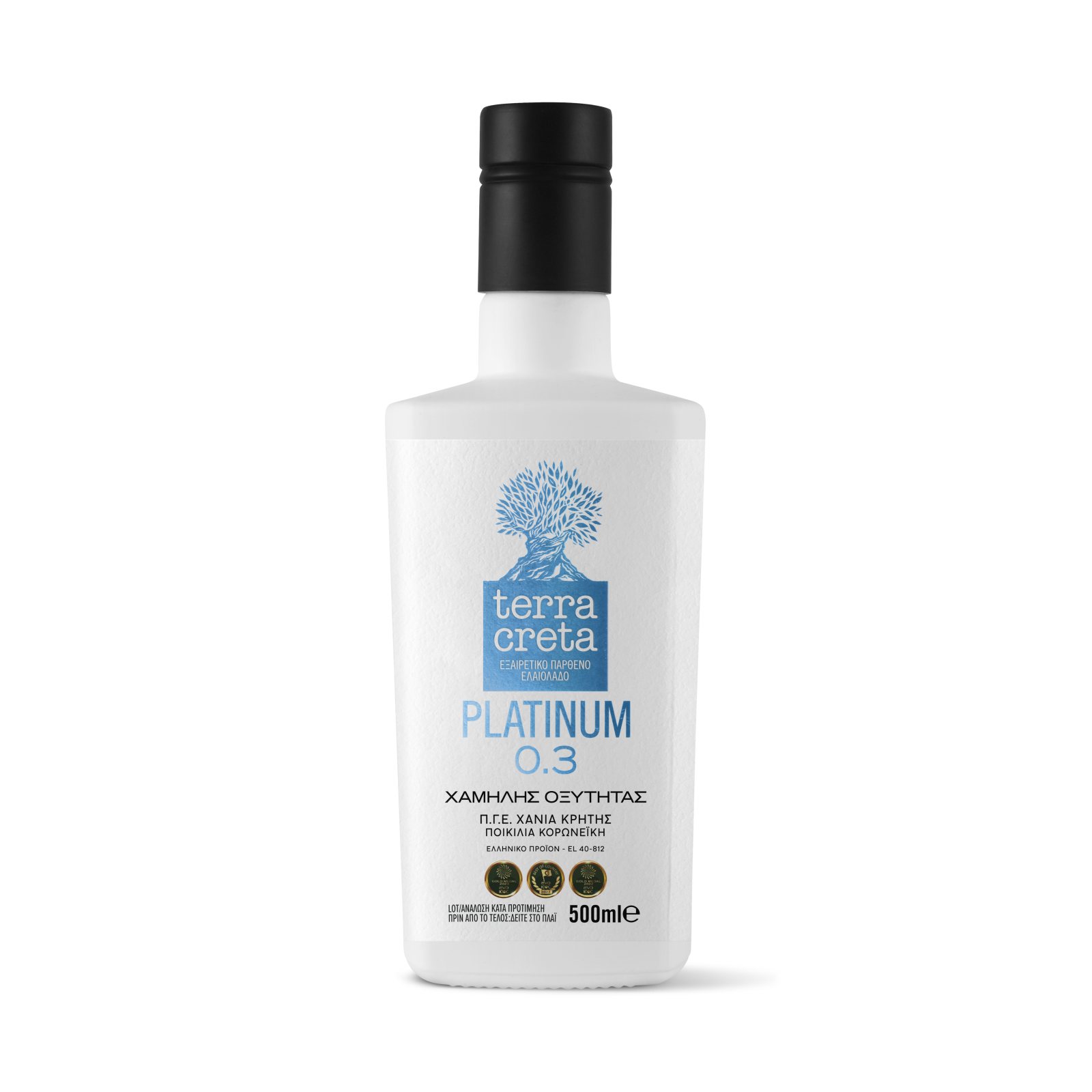 TERRA CRETA Ελαιόλαδο Εξαιρετικό Παρθένο Platinum 500ml