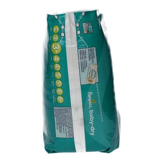 PAMPERS | BABY DRY | ΠΑΝΕΣ ΜΩΡΟΥ MIDI PLUS No 3+ 44 ΤΕΜ