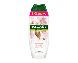 PALMOLIVE | Αφρόλουτρο Naturals Γάλα & Aμύγδαλο 500ml 1+1 Δώρο 500ML 1+1 ΔΩΡΟ