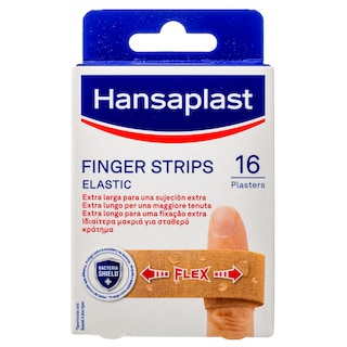 HANSAPLAST | Επιθέματα Δαχτύλων Elastic Πολύ Ελαστικά 16 Τεμάχια