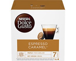 NESCAFE | DOLCE GUSTO | Κάψουλες Καφέ Espresso Caramel 16x5,2g