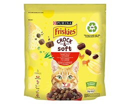 FRISKIES | Γατοτροφή Crock & Soft 375 gr