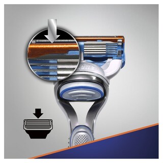 GILLETTE | Ξυριστική Μηχανή Fusion5 + 2 Ανταλλακτικά 1 Τεμάχιο
