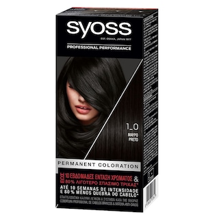 SYOSS | Βαφή Μαλλιών Νο1-0 Μαύρο 1 Τεμάχιο