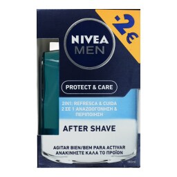 NIVEA | After Shave Protect & Care 2σε1 100ml Έκπτωση 2Ε