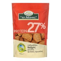 Παξιμαδάκι Βρώμης με 27% Φυτικές Πρωτεΐνες 150g