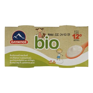 ΟΛΥΜΠΟΣ | Επιδόρπιο Γιαουρτιού bio 2 X 150 gr