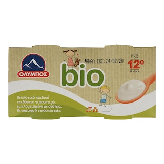 ΟΛΥΜΠΟΣ | Επιδόρπιο Γιαουρτιού bio 2 X 150 gr
