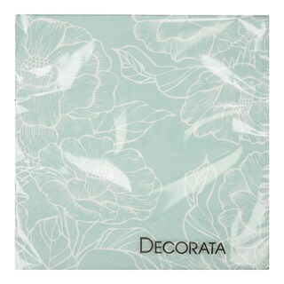 DECORATA | Χαρτοπετσέτες 3 Φύλλα Minimal Flowers 20 Τεμάχια