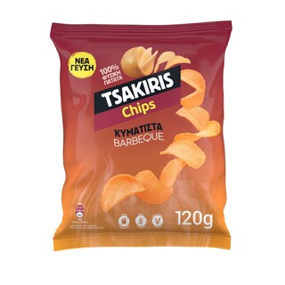 ΤΣΑΚΙΡΗΣ | Τσίπς Barbeque 120 gr