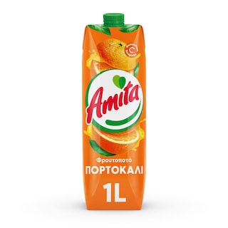 AMITA | Φρουτοποτό Πορτοκάλι 1lt