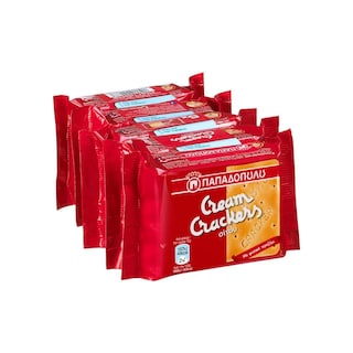 CREAM CRACKERS | Κράκερς Σίτου 5x43g