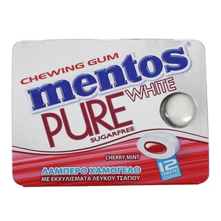 MENTOS | PURE WHITE | ΤΣΙΚΛΕΣ ΚΕΡΑΣΙ ΜΕΝΤΑ 18 GR