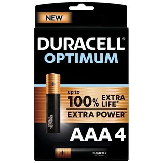 DURACELL | Μπαταρίες Αλκαλικές Optimum AAA 4 Τεμάχια