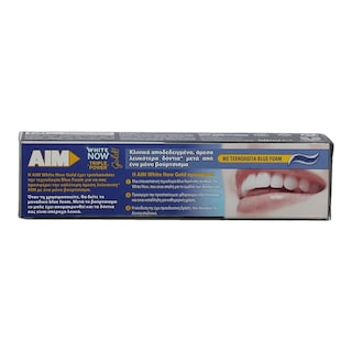 AIM | WHITE NOW | ΟΔΟΝΤΟΚΡΕΜΑ GOLD 70 ML