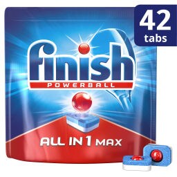 FINISH | ALL IN 1 | Κάψουλες Πλυντηρίου Πιάτων All in One Max Regular 42 Tεμάχια