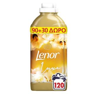 LENOR | Συμπυκνωμένο Μαλακτικό Luxe Gold Orchid 90+30 Μεζούρες Δώρο