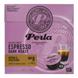 PERLA BEVERAGES | Coffee Capsules Perla Dolce Gusto Espresso Dark Roast 12x6.5g