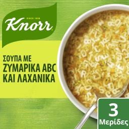 KNORR | Σούπα με Ζυμαρικά ABC και Λαχανικά 82g
