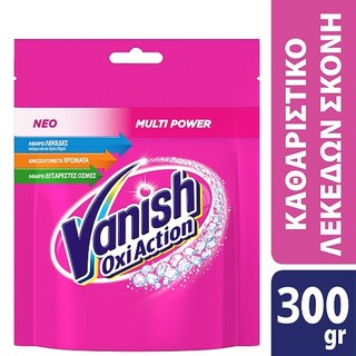VANISH | VANISH ΣΚΟΝΗ PINK 300GR Oxi Action Multi Power 300g