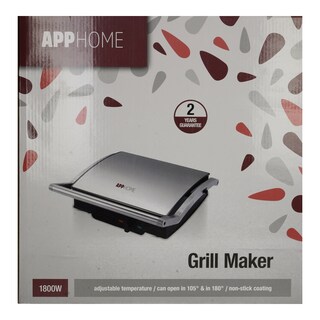 APP | Γκριλιέρα Τοστιέρα 1800w 1 Τεμάχιο