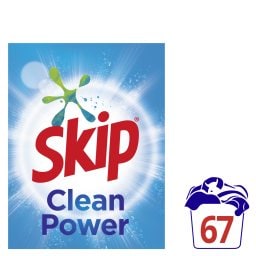 SKIP | Σκόνη Πλυντηρίου Ρούχων Clean Power 67 Μεζούρες