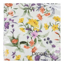 DECORATA | Χαρτοπετσέτες 3 Φύλλα Blooming Garden 20 Τεμάχια