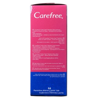 CAREFREE | Σερβιέτες Flexiform Εκχύλισμα Βαμβακιού 30 + 26 Τεμάχια Δώρο