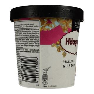 HAAGEN DAZS | Παγωτό Pralines & Cream 400gr