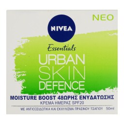NIVEA | Κρέμα Ημέρας Urban Skin Defence SPF20 50ml