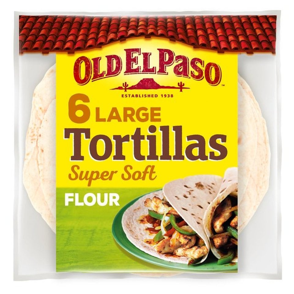 OLD EL PASO Πίτες Tortillas Μεγάλες Μαλακές 350g