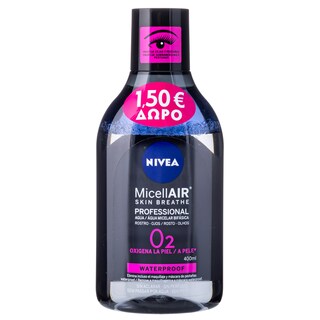 NIVEA | Νερό Καθαρισμού Προσώπου Micellair Skin Breath Professional 400ml Έκπτωση 1.5Ε