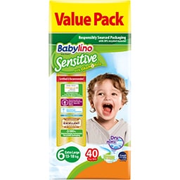 BABYLINO | DIAPERS 16+ KGR No 6 ECONOMY 40 ITEMS