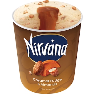 NIRVANA | Παγωτό Vanilla Caramel Fudge 317g