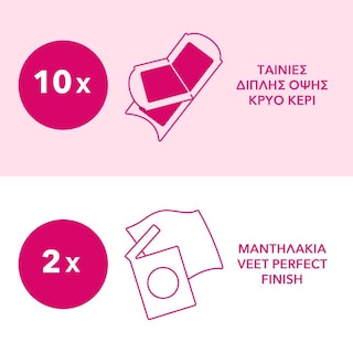 VEET | Αποτριχωτικές Ταινίες Σώματος Κανονικές Επιδερμίδες 20 Τεμάχια
