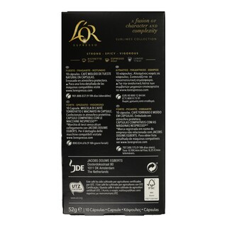 LOR | Κάψουλες Καφέ Espresso Or Absolu 10x5.2g