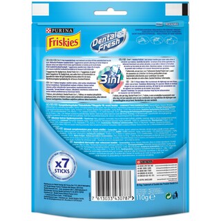 FRISKIES | DENTAL FRESH | ΣΝΑΚ ΣΚΥΛΩΝ ΓΙΑ ΜΙΚΡΟΥΣ ΣΚΥΛΟΥΣ 110 GR