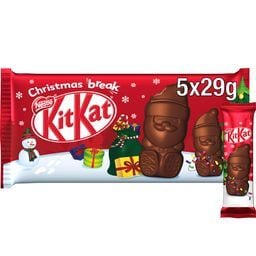 Σοκολάτα Γάλακτος KitKat Santa 5x29g