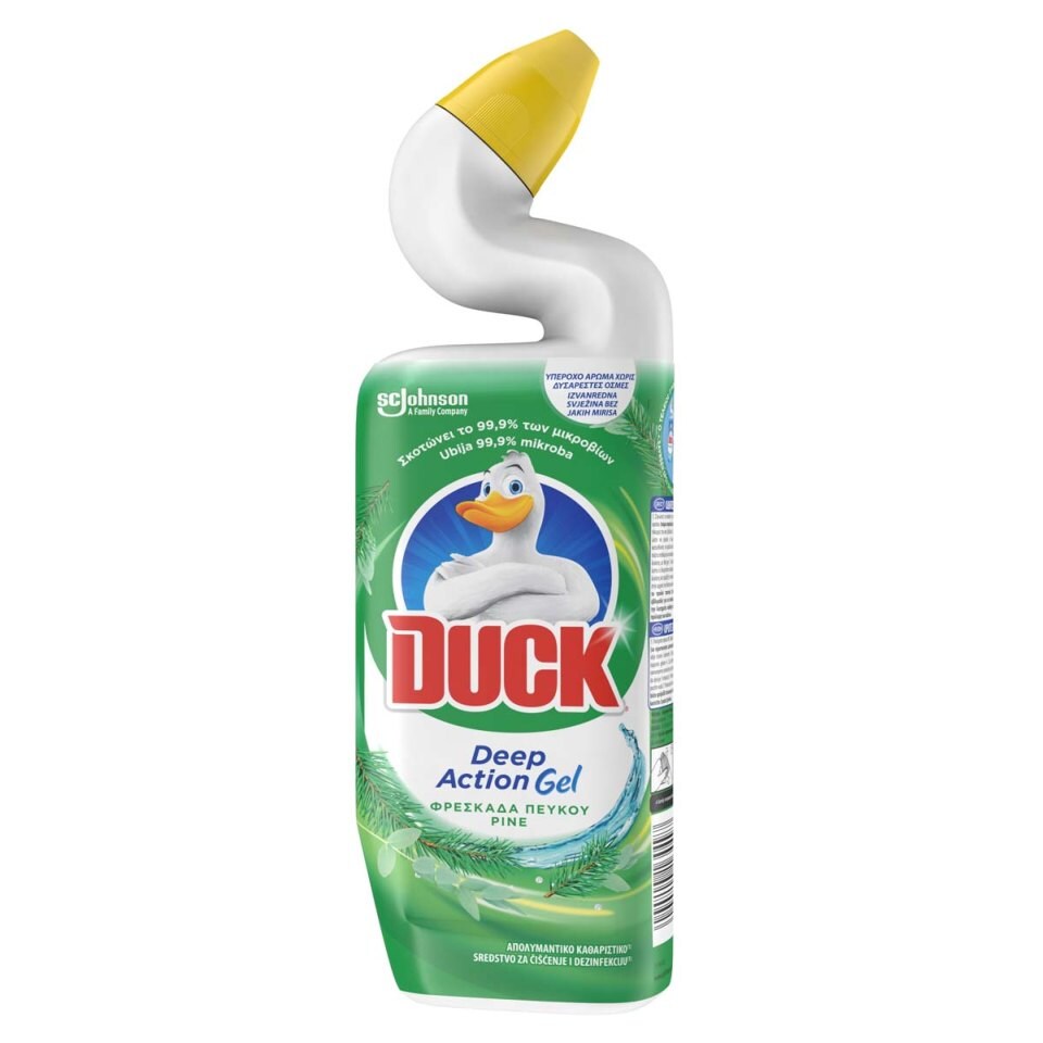 DUCK Υγρό Καθαριστικό Λεκάνης Deep Action Gel Πεύκο 750ml